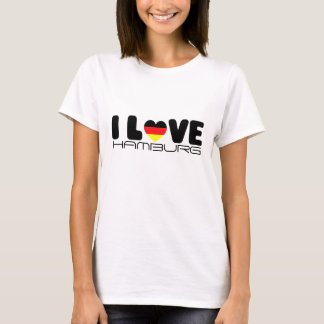 J'aime le T-shirt de Hambourg |