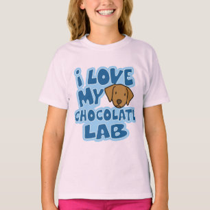 J'aime le T-shirt de la sonnerie de ma de chocolat