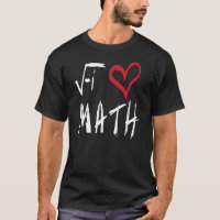 J'aime le T-shirt de maths