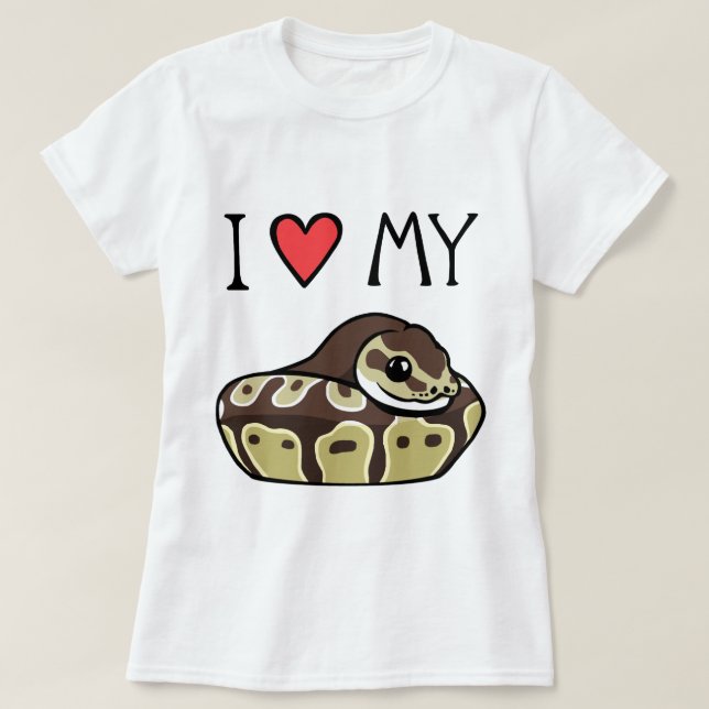 J'aime le T-shirt de mes de boule femmes drôles (Design devant)