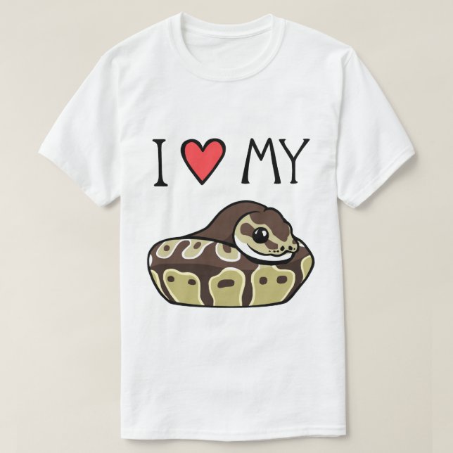 J'aime le T-shirt de mes de boule hommes drôles (Design devant)
