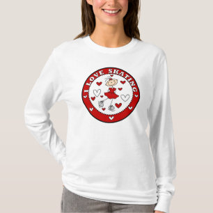 J'aime le T-shirt de patinage