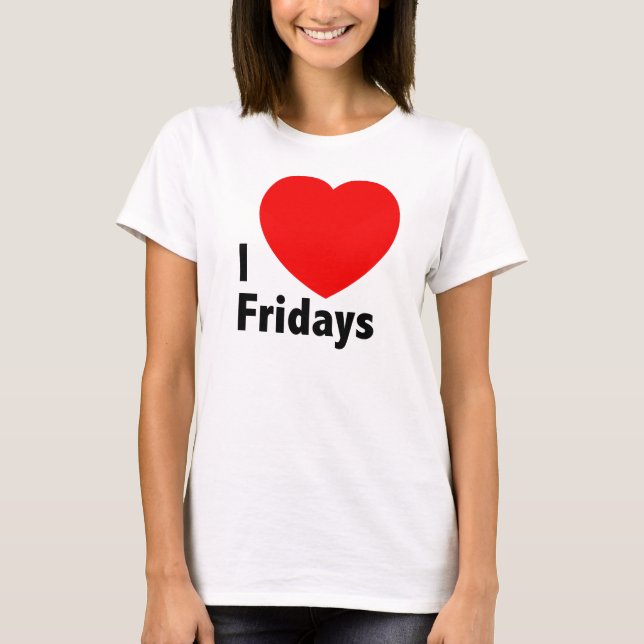 J'aime le T-shirt de vendredi (Devant)