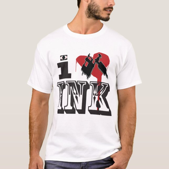J'AIME LE T-SHIRT D'ENCRE (Devant)