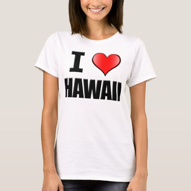 J'aime le T-shirt d'Hawaï - femmes (Devant)