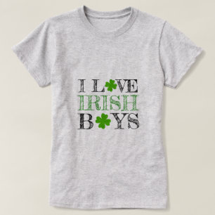 J'aime le T-shirt du jour de St Patrick irlandais