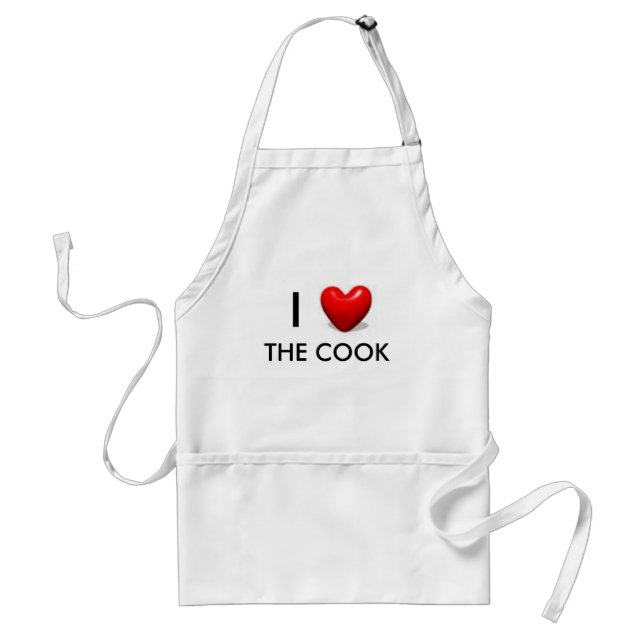 J'AIME le tablier de CUISINIER (Devant)