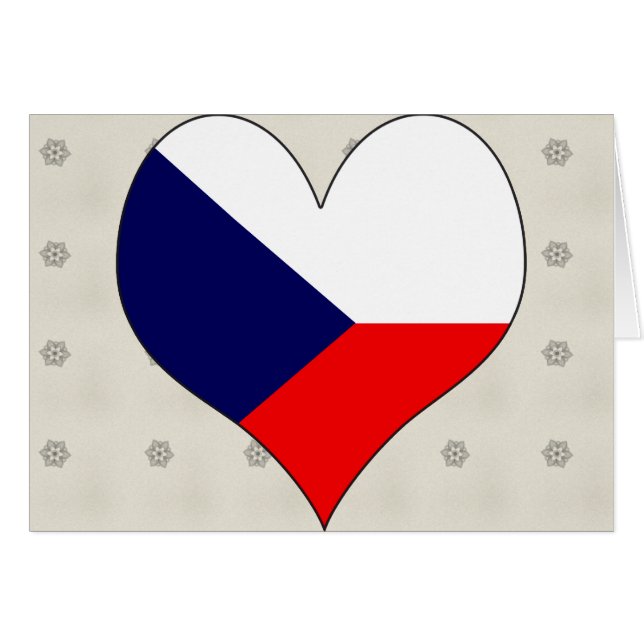 J'aime le tchèque (Devant horizontal)