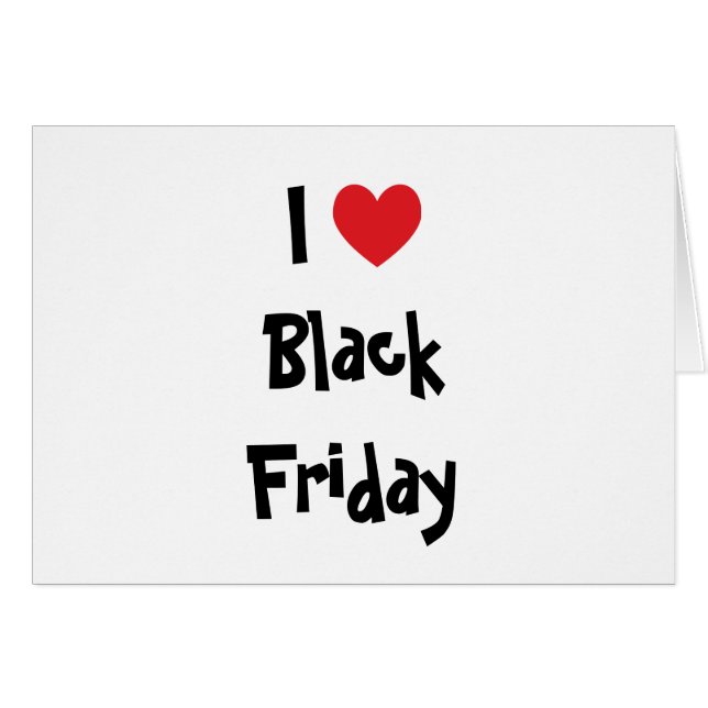 J'aime le vendredi noir (Devant horizontal)