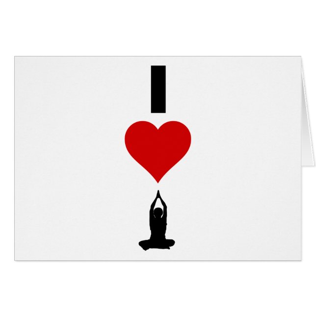 J'aime le yoga (vertical) (Devant horizontal)