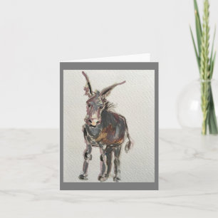 J'aime les ânes carte de remerciements
