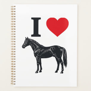 J'aime les chevaux vintage gravure conception de t