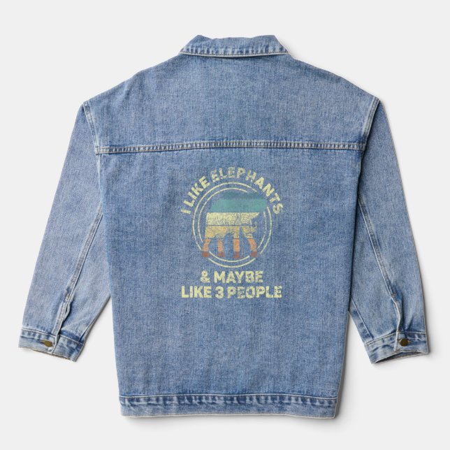 J'Aime Les Éléphants Et Peut-Être 3 Personnes Vint (Verso)