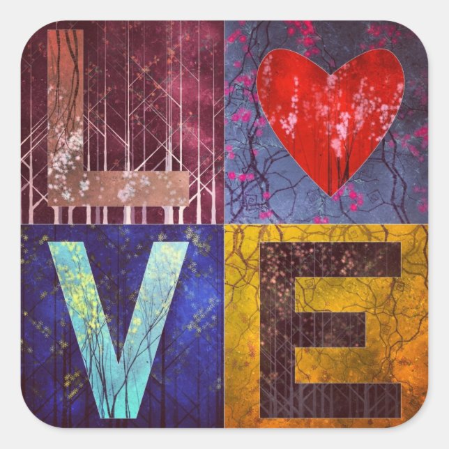 J'Aime Les Forêts ! Autocollants (Devant)