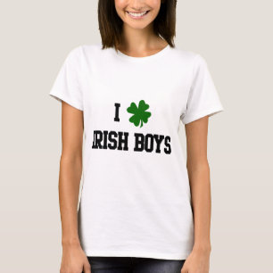 J'aime les garçons irlandais, T-shirt vert de