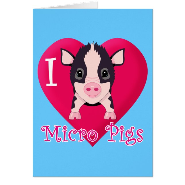 J'aime les porcs micro (Devant)