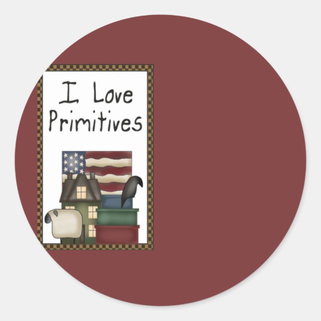 J'aime les stickers Primitives (Devant)