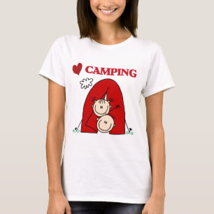 J'aime les T-shirts et les cadeaux campants