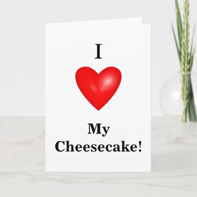 J'Aime Ma Carte Cheesecake (Devant)