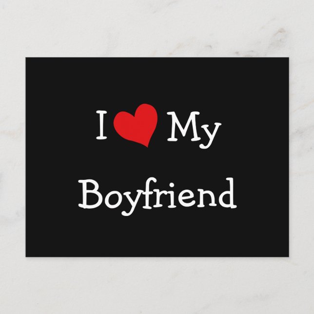 J'Aime Ma Carte Postale Boyfriend (Devant)