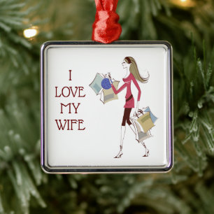****J'AIME MA FEMME**** ORNEMENT DE NOËL