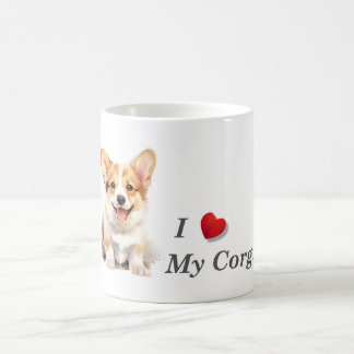 J'Aime Ma Mug De Café Corgi