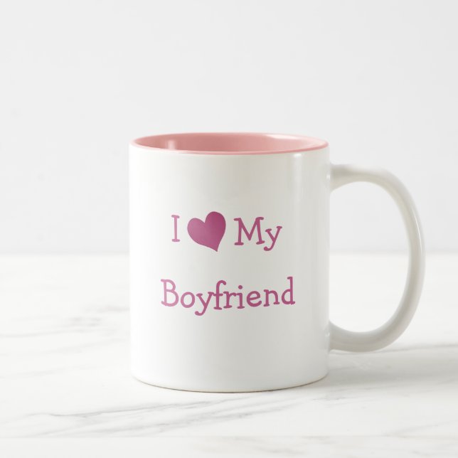 J'Aime Ma Mug De Petit Amis (Droit)