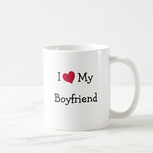 J'Aime Ma Mug De Petit Amis (Droite)