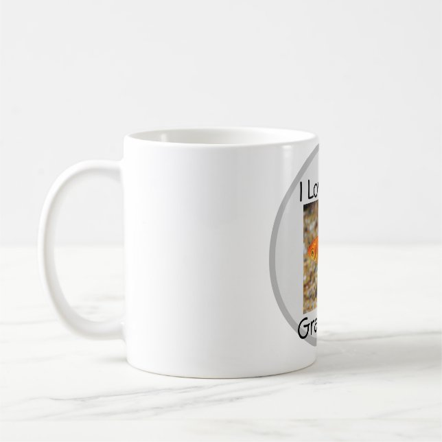 J'Aime Ma Mug De Petits Poissons (Gauche)