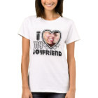 J'Aime Ma Petite Amie T-Shirt Personnalisé