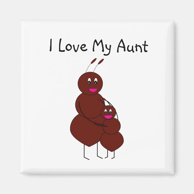 J'Aime Ma Tante Ant Magnet (Devant)