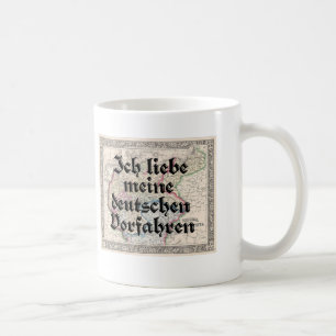 J'aime ma tasse allemande d'ancêtres