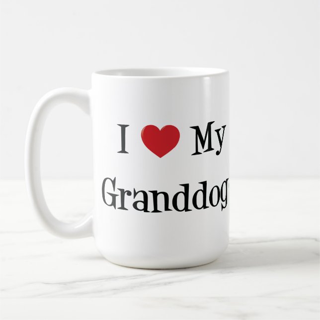 J'aime ma tasse de Granddogs (Gauche)