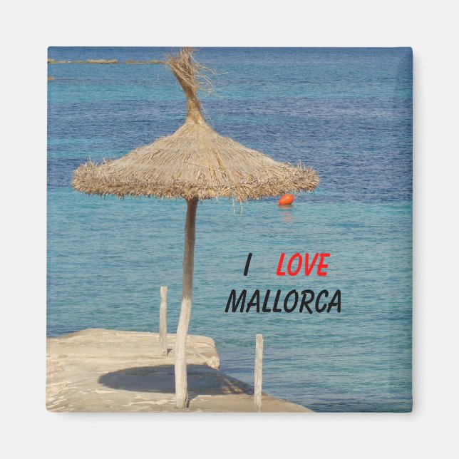 J'aime Mallorca - Magnet souvenir (Devant)