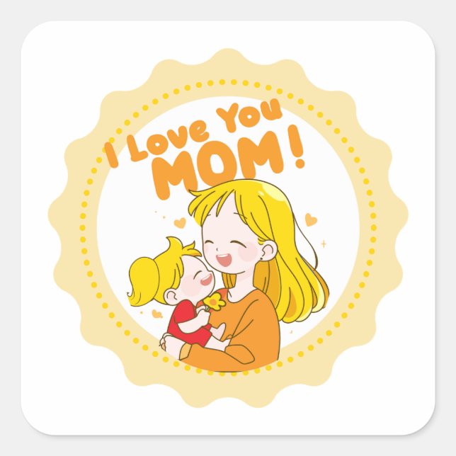 J'aime Maman Sticker (Devant)
