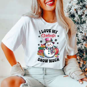 J'aime mes élèves T-shirt de Noël