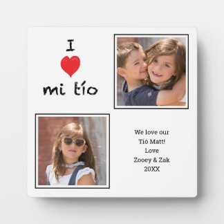 J'aime mi Tio 2 Photo Plaque