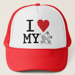 J'aime mon casquette de camionneur de gardien de