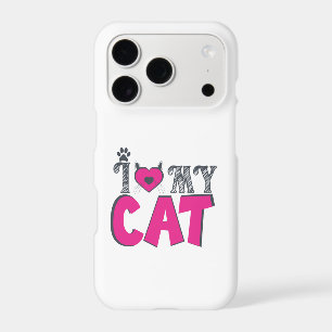 J'aime mon chat - Conception adorable pour amateur