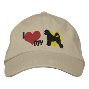 J'aime mon chien d'eau portugais brodé Casquette