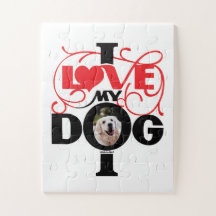 J'AIME MON CHIEN JIGSAW PUZZLE