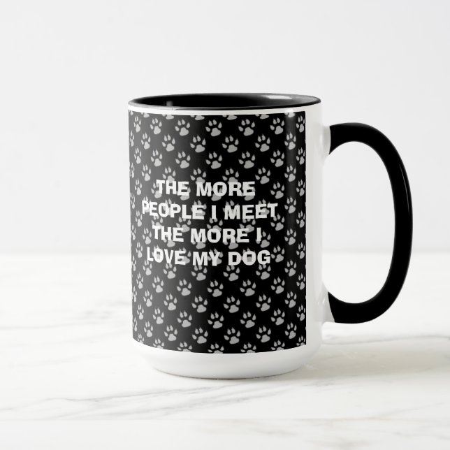J'AIME MON CHIEN - TASSE (Droite)