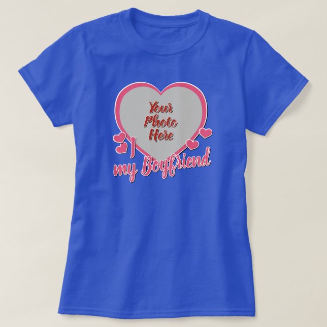 J'aime mon copain T-shirt (Design devant)