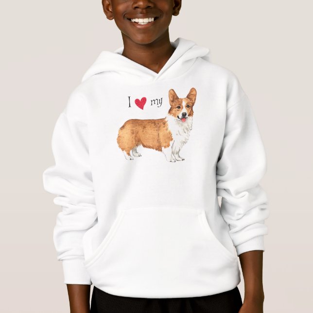 J'aime mon corgi de Gallois de Pembroke (Devant)