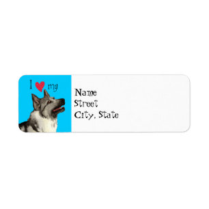J'aime mon Elkhound norvégien