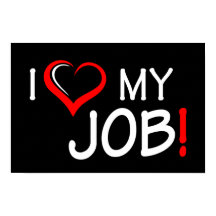 J'aime mon emploi Poster