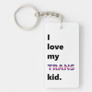 J'aime mon enfant de transport - porte - clé