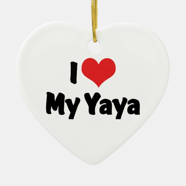 J'Aime Mon Ornement Yaya (Devant)