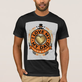 J'aime mon papa T-Shirt vintage pour la fête des p