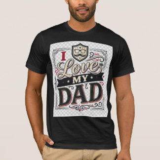 J'aime mon papa T-Shirt vintage pour la fête des p